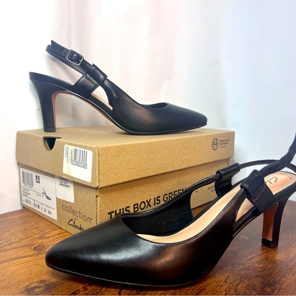 Clarks Shoes - Clark sandals heel open heel